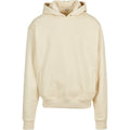 Sand - Front - Build Your Brand Mens Oversized Hoodie