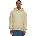 Sand - Back - Build Your Brand Mens Oversized Hoodie