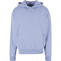 Viola Blue - Front - Build Your Brand Mens Oversized Hoodie