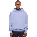 Viola Blue - Back - Build Your Brand Mens Oversized Hoodie