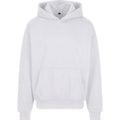 White - Front - Build Your Brand Mens Oversized Hoodie