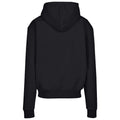 Black - Back - Build Your Brand Mens Oversized Hoodie