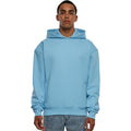 Baltic Blue - Back - Build Your Brand Mens Oversized Hoodie