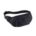 Black - Front - Quadra Plain Waist Bag