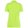 Lime - Back - Kustom Kit Womens-Ladies Superwash 60C Polo Shirt