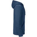 Indigo - Side - Russell Mens Authentic Hoodie