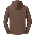 Mocha - Back - Russell Mens Authentic Hoodie