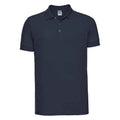 French Navy - Front - Russell Mens Stretch Polo Shirt