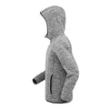 Grey-Black - Side - Spiro Mens Microfleece Hoodie