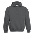 Steel Grey - Front - B&C Unisex Adult Hooded Hoodie