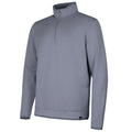 Steel - Front - Under Armour Mens Quarter Zip Fleece Top