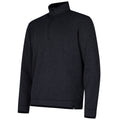 Black - Front - Under Armour Mens Quarter Zip Fleece Top