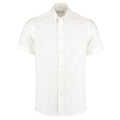 White - Front - Kustom Kit Mens Premium Oxford Tailored Shirt