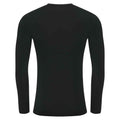 Jet Black - Back - Awdis Mens Recycled Active Base Layer Top