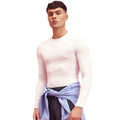 Arctic White - Side - Awdis Mens Recycled Active Base Layer Top