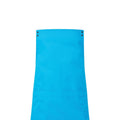 Turquoise - Back - Premier Unisex Adult Swap & Pop Customizable Full Apron