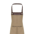 Khaki-Brown - Back - Premier Unisex Adult Espresso Full Apron