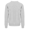 Heather Grey - Back - Awdis Mens Graduate Heavyweight Sweatshirt