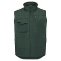 Bottle Green - Front - Russell Mens Heavy Duty Gilet