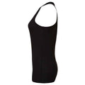 Black - Side - Bella + Canvas Womens-Ladies Flowy Racerback Tank Top