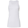 White - Front - Bella + Canvas Womens-Ladies Flowy Racerback Tank Top