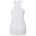 White - Back - Bella + Canvas Womens-Ladies Flowy Racerback Tank Top