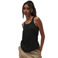 Black - Lifestyle - Bella + Canvas Womens-Ladies Flowy Racerback Tank Top