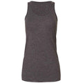 Dark Grey Heather - Front - Bella + Canvas Womens-Ladies Flowy Racerback Tank Top