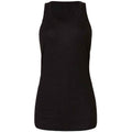 Black - Front - Bella + Canvas Womens-Ladies Flowy Racerback Tank Top