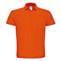 Orange - Front - B&C Mens ID.001 Cotton Polo Shirt