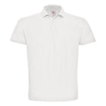 White - Front - B&C Mens ID.001 Cotton Polo Shirt