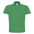 Kelly Green - Front - B&C Mens ID.001 Cotton Polo Shirt