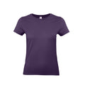 Radiant Purple - Front - B&C Womens-Ladies E190 T-Shirt