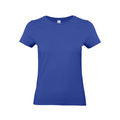 Cobalt Blue - Front - B&C Womens-Ladies E190 T-Shirt