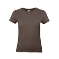 Chocolate - Front - B&C Womens-Ladies E190 T-Shirt