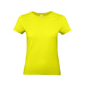 Pixel Lime - Front - B&C Womens-Ladies E190 T-Shirt