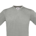 Sports Grey - Back - B&C Mens Exact V Neck T-Shirt