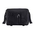 Black - Back - Bagbase Flap Top 11L Messenger Bag