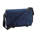 French Navy - Front - Bagbase Flap Top 11L Messenger Bag