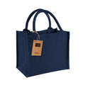 Navy - Back - Westford Mill Mini Jute Gift Bag