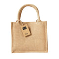 Natural - Front - Westford Mill Mini Jute Gift Bag