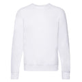 White - Front - Fruit of the Loom Unisex Adult Lightweight Raglan Sweatshirt