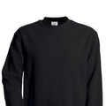 Black - Back - B&C Unisex Adult Set-in Sweatshirt