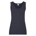 Deep Navy - Front - Fruit of the Loom Womens-Ladies Valueweight Lady Fit Vest Top