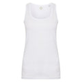 White - Front - SF Womens-Ladies Feel Good Stretch Tank Top