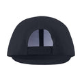Black - Back - Result Headwear Bronx Original Flat Peak Snapback Cap