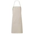 Natural - Front - Premier Unisex Adult Artisan´s Choice Canvas Double Pocket Apron