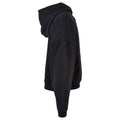 Black - Side - Build Your Brand Mens 90s Full Zip Hoodie