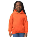 Orange - Front - Gildan Childrens-Kids Heavy Blend Hoodie