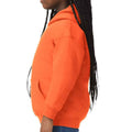 Orange - Side - Gildan Childrens-Kids Heavy Blend Hoodie